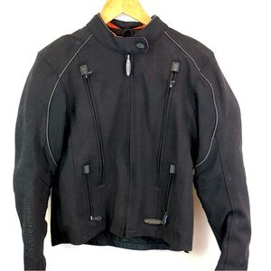 Harley Davidson FXRG Black Motorcycle Jacket size M